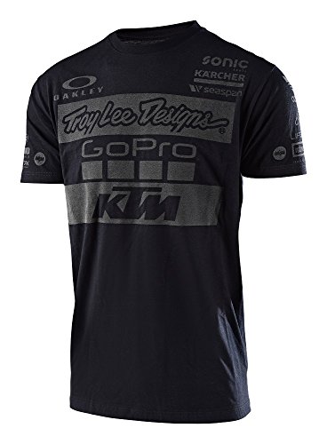 Troy Lee Designs Men's 2017 KTM Team LIC Shirts,X-Large,Black