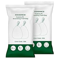 SONGMICS – SONGMICS Müllbeutel mit Zugband, für 30 Liter Mülleimer, 90 