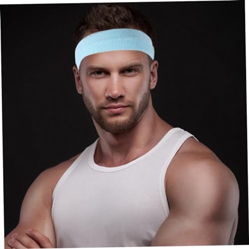 Yardwe 2 Unidades Bandana Esportiva Faixas De Suor Para Mulheres Faixas De Cabelo Flexíveis Tiaras P