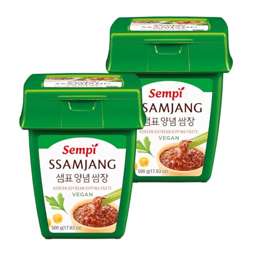 YIJIA | Pasta Ssamjang de Coreana 500g - Esencial para cualquier carne o verdura a la parrilla, combina sabores dulces, salados y umami（Pack de 2）