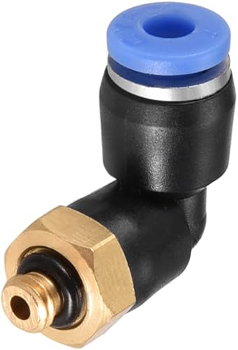 Miniatura 6 de M METERXITY Conexión de codo macho de tubo de empuje para conectar, conexión rápida de empuje de aire neumático, se aplica a la conexión de la