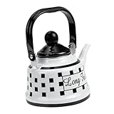 Ipetboom Retro Wasserkocher mit Hitzebeständigem Griff und Glattem Ausguss Vielseitiger Kitchen Kettle für Kaffee und Wasser Kompatibel mit Induktionsherd Langlebig und Dekorativ