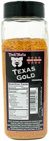 #PorkMafia Texas Gold BBQ Seasoning 25 oz - Beef Brisket, Beef, Pork, Chicken and Fish Seasoning and BBQ Rub
