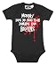 Mommy Loves Me Zombie Splat Black One Piece - My Baby Rocks