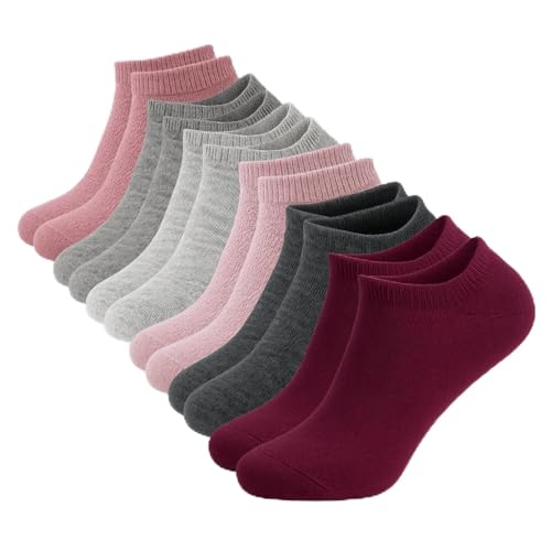 Ankle Socks for Women – No-Show, Lightweight (6 Pairs)