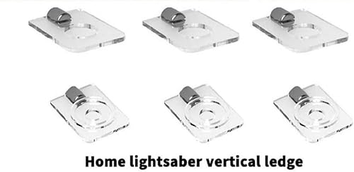 Miniatura 2 de Estante para sables de luz, soporte para sables de luz montado en la pared, soporte de exhibición de sable de luz acrílico transparente adecuado
