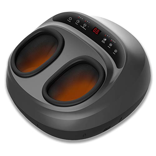 SIENWIEYΓΒ Shiatsu Foot Massager Machine with Heat, Electric Foot Massager with Deep Kneading Therapy and Air Compression, Relieve Foot Pain from Plantar Fasciitis, Improve Blood Circulation SIENWIEYΓΒ Shiatsu Foot Massager Machine with Heat, Electric Foot Massager with Deep Kneading Therapy and Air Compression, Relieve Foot Pain from Plantar Fasciitis, Improve Blood Circulation