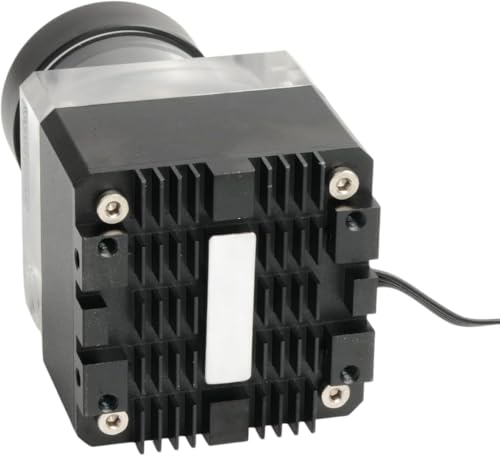 Image of dracaena.io High Flow 650L /H PC Water Pump Combo with Colorful LED and 65ml 50mm (1.9in) Reservoir - 12W, 0.7A, 65mm x 65mm x 115mm (2.6 x 2.6 x 4.5in), Black