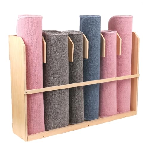 Support en bois pour tapis de yoga pour une salle de sport à domicile