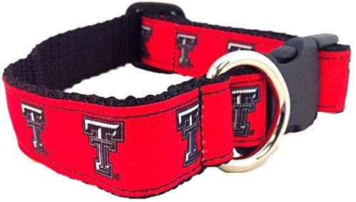 Collier chien Texas Tech L grand chien anti frottement nylon