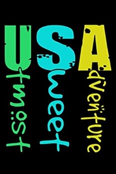 Usa Notebook Birthday Wishes Birthdays Gift : Lined Notebook / Journal Gift, 120 Pages 6x9 Cover Matte Cute Funny Usa Notebook State Department State Facts State Farm Insurance State Government State
