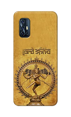 Image of PRINTFIDAA Lord Shiva As Nataraj Printed Designer Hard Case for Vivo V17 Back Cover -(e) RPM1004
