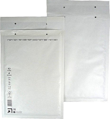 25 Luftpolsterumschlag Luftpolstertasche Versandtasche 7/G 250x350 mm Cover