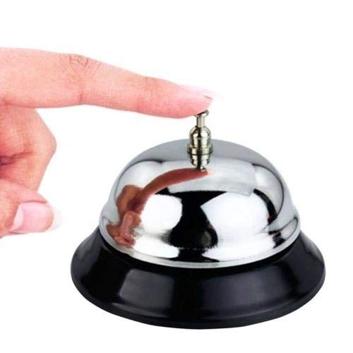 Prostuff.in Steel Desk Kitchen Hotel Counter Reception Restaurant Bar Ringer Call Bell Service Bell 8.5 * 5.5cm,Assorted Color 1