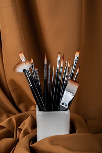 Image of ARTIOS Painting Kit for Artists - 142pcs Painting Set for Adults and Kids with Premium Desk Easel, Paintbrush Set, Mixed Media Cartridge Papers, Watercolor Papers, Canvas Boards, and Wooden Palettes