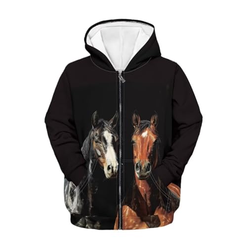 Girls Zip Up Hoodie Size 6-16 Kids Sweatshirts Casual Long Sleeve Full Zip Jacket2