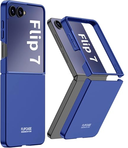 Image of Kapa Ultra Thin Back Case for Samsung Galaxy Flip7 / Z Flip 7 | Full Body Protection Hard Back Cover (Blue)