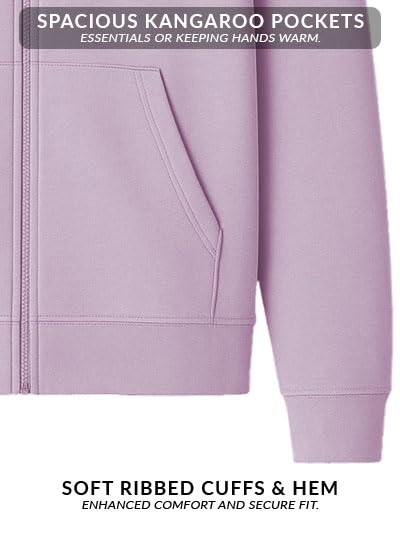 Image of ADRO Men's Regular Fit Zip-Up Hoodie for man | 320 GSM Cotton Poly Fleece Zipper Sweatshirt with Soft Fabric & Printed Hoodies