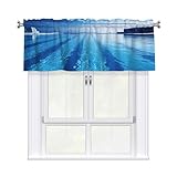 NSDdefAWCGT Cenefas para cocina, color azul, para piscina, ventana,...