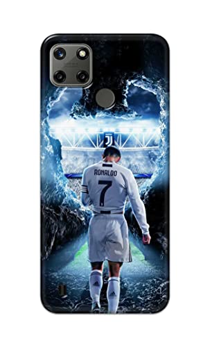 Image of Printed Hard Back Cover Case for Realme C21Y | Realme C25Y Back Cover (Footbal Legend) -1302