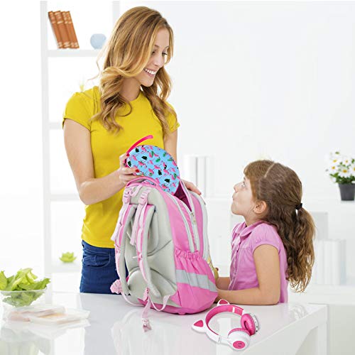 Headphone Case For Riwbox Ct-7 Pink/For Jack Ct-7S Cat Green 3.5Mm/ For Iclever Ic-Hs01/For Picun/For Fospower Bluetooth Wireless Over-Ear Headphones Headset For Kids-Box Only #TOP6