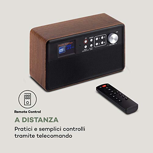 AUNA Nestor - Radio Digitale, DAB+/FM di Facile