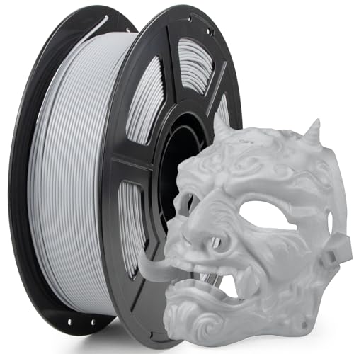 Image of iSANMATE Rapid PLA Filament 1.75mm, Grey 3D Printer Filament, Fast Printing Speed PLA, Dimensional Accuracy ±0.02mm, 1kg /Spool
