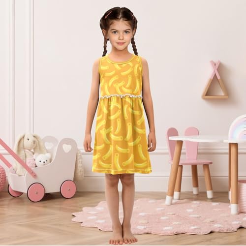 Girls Cute Dress Kids Summer Sleeveless Dresses Sundress Swing Outfit 2-8 Years2