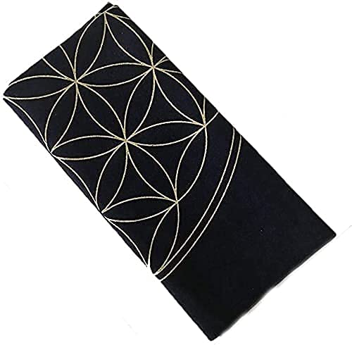 Namvo Tarottuch Tarotkarte Tischdecke Blume des Lebens Wahrsagung Altar Tuch Brettspiel Karte Pad 49 cm x 49 cm