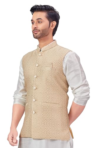Image of Studio Shringaar Men's Nehru Jacket /Waist Coat