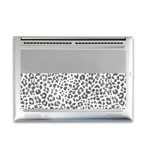 Image of Glossy Glitter Gaming Skin Compatible with HP Envy x360 16 inch (2023) - Snow Leopard Print - Premium 3M Vinyl Protective Wrap Decal Cover - Easy to Apply | Crafted in The USA by MightySkins