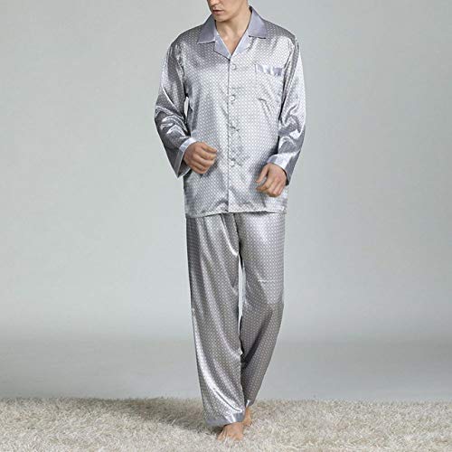 Pyjamas hommes en soie artificielle style moderne pour nuits chics