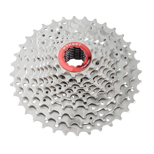 Scelta migliore: la nostra cassetta per bicicletta 11-42T a 10 velocità è realizzata in acciaio di alta qualità, resistente alle alte temperature, alla corrosione, alla ruggine, alla deformazione, all'usura, alta durata, buona resistenza agli urti, alta precisione della forma dei denti, design dei denti persi, forte compatibilità, rendendo la guida più possibile