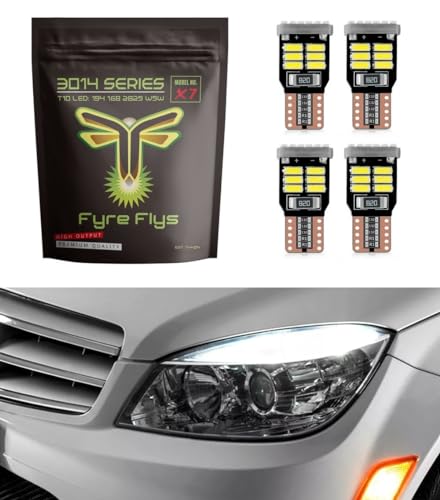 4 Bombillas LED Eyebrow para Mercedes Benz W204 miniatura 1