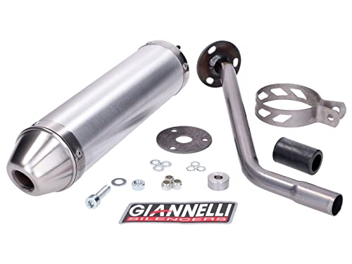 2 Tempi GIANNELLI SILENZIATORE BETA RR 50 MOTARD \'12 RR 50 ENDURO \'12 - NON INTERC. ORIGINALE OMOLOGATO EU - VERSIONE ALLUMINIO