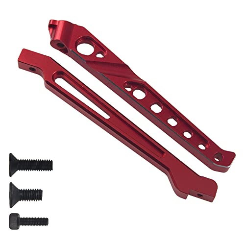 Châssis avant Arrma 1/8 V4 6S support métal antichoc rouge pour Typhon Senton
