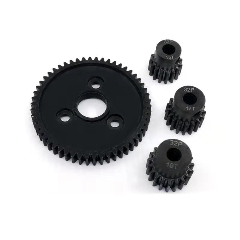 WANGCL Ensemble d'embrayage 54T avec pignons 15T 17 19T pour voiture télécommandée 1/10 Traxxas Slash 4x4 4WD/2WD VXL Rally VXL Stampede 4x4 Traxxas 1/10 Summit