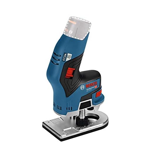 Bosch Professional 12V System sladdlös handöverfräs GKF 12V-8 (frässkaft: 8 mm, utan batterier och laddare, i kartong)