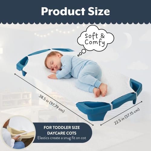 Image of Children's Factory Cot Sheets for Daycare, ABC, Set of 5