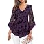 Purple Velvet Floral