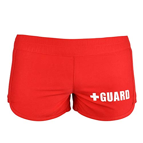 Womens Guard Cruiser Board Shorts (Red, Large)