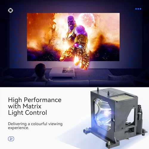 Image of A+ Quality LMP-H200 for Sony VPL-VW40 VPL-VW50 VPL-VW60 VW40 VW50 VW60 Replacement Projector Lamp Bulb with Housing