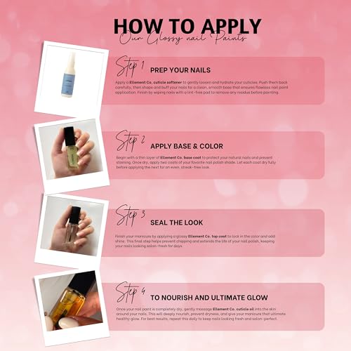 Image of Ellement Co Cotton Candy Glossy Nail Paint for Women 10ML | Long Lasting High Shine Nail Colour | Quick Dry Formula with Smooth Application | Chip Resistant Professional Finish | Vegan, Non-Toxic, Paraben Free & Dermatologically Tested Nail Polish