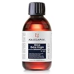 Naissance Organic Extra Virgin Olive Oil (No. 223) 225ml - Pure, Natural - for Skincare, Haircare and a Massage Oil Base, Face, Body, Hair