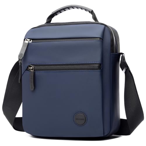 Small Messenger Bag for Men Women,Anti Theft Crossbody Shoulder Bag for Men Adjustable Strap Water Resistant