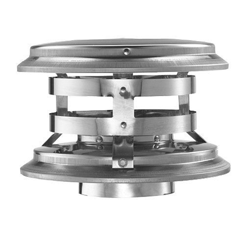 Duravent Pelletvent Pro Vertical Cap, Diameter: 4" #TOP7