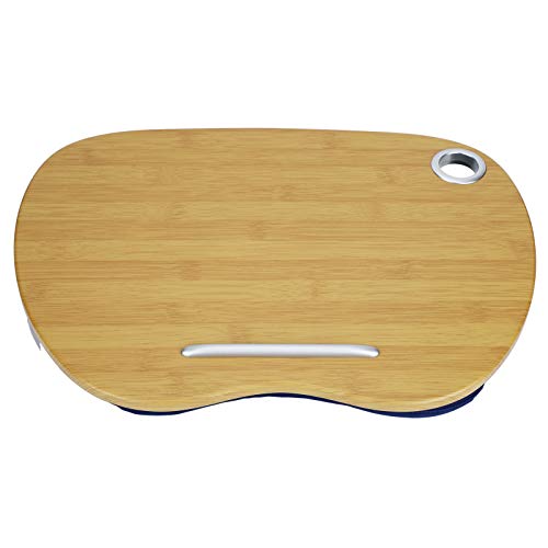 Lap Desk Laptop Table Stand for Outdoor Headrest Office Nap Pillow (Blue)