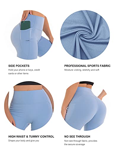 1A1A Women'S High Waist Yoga Pants,Leggings With Pockets,Sports Workout Running Leggings thumb #6