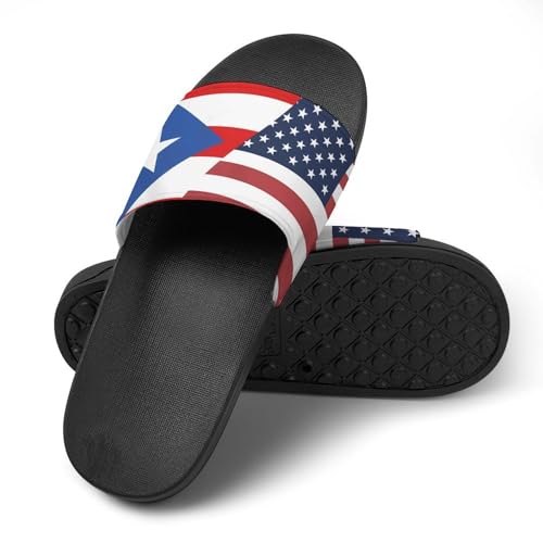 U.S. PR State Flag House Sandals Non-Slip Bathroom Slippers Beach Summer Shoes for Men Women4