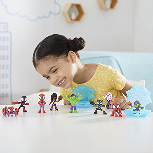 Spidey And His Amazing Friends Marvel Webs Up Minis Surprise Collectible Action Figure Toy, 2.5-Inch Scale Figure In Web Case, Age 3 And Up #TOP3